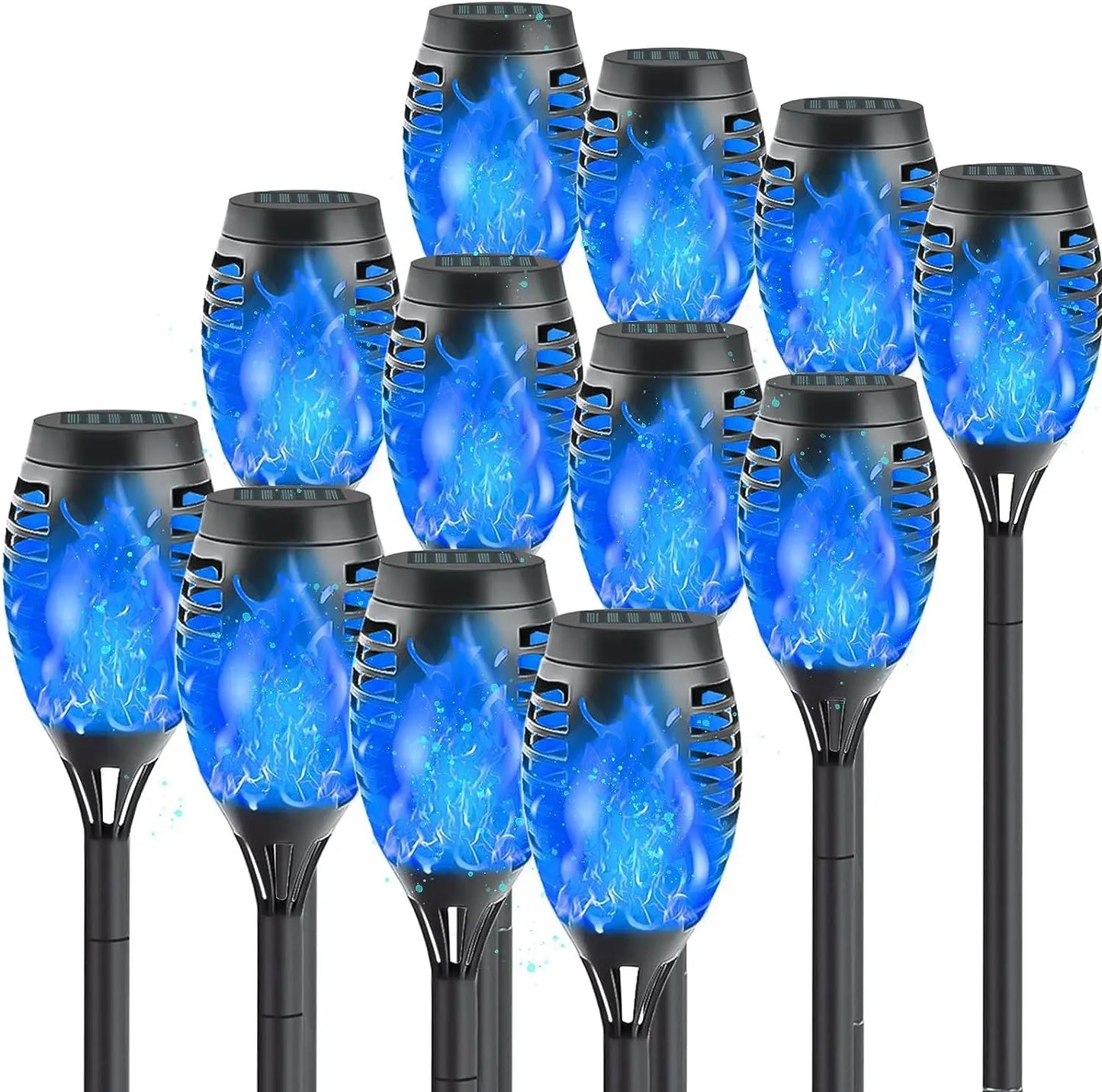 Solar Torch Flame Lights for Halloween and Ghost Festival Solar Light Outdoors
