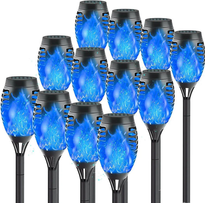 Solar Torch Flame Lights for Halloween and Ghost Festival Solar Light Outdoors