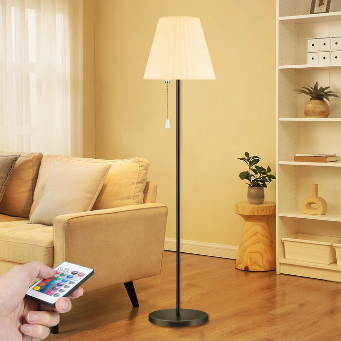 Solar Powered USB Charging Outdoor Floor Lamp for Patio Waterproof Rechargeable Cordless Solar Floor Lamp with Light Sensor