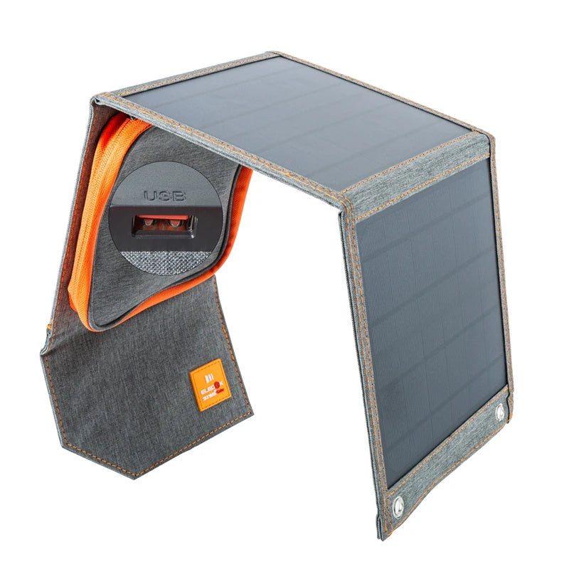 5V 20W 30W Portable Foldable Solar Panel Waterproof for Cell Phone Power Bank Battery Charger Outdoor Camping Tourism Fishing
