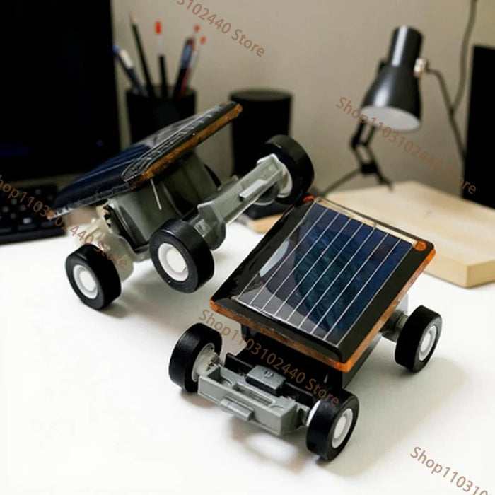 Solar Power Mini Racer Car, Educational STEM Toy for Kids, Funny Science Experiment Gadget No Batteries Needed, Cool Gift