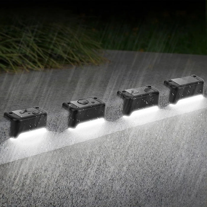 Solar Path Light,Outdoor Fence Light,Waterproof Yard Step Light,Easy-Install Garden Decor Lamp,Patio,Balcony,Fence,Yard,Outdoor