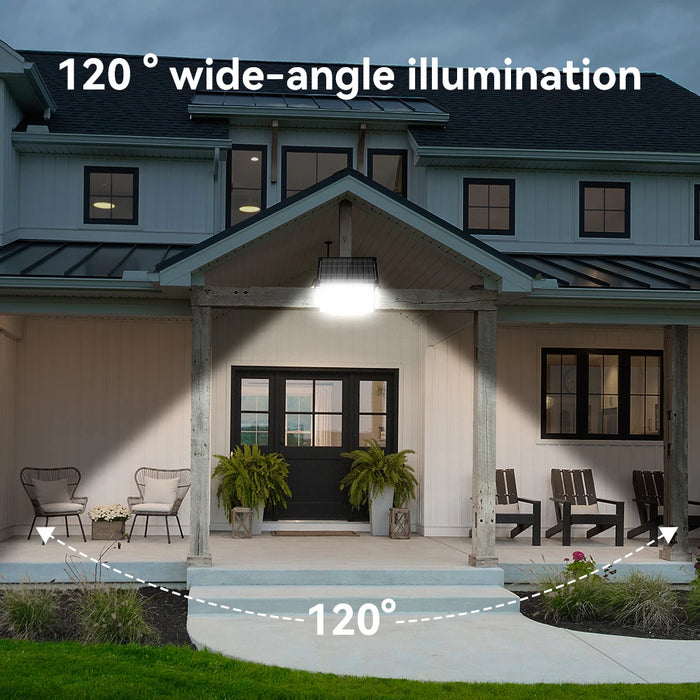 Solar Outdoor FloodLight Solar Light Waterproof Solar Wall lamp LED Sun light With Remote Control For Patio Garage Backyard Stre