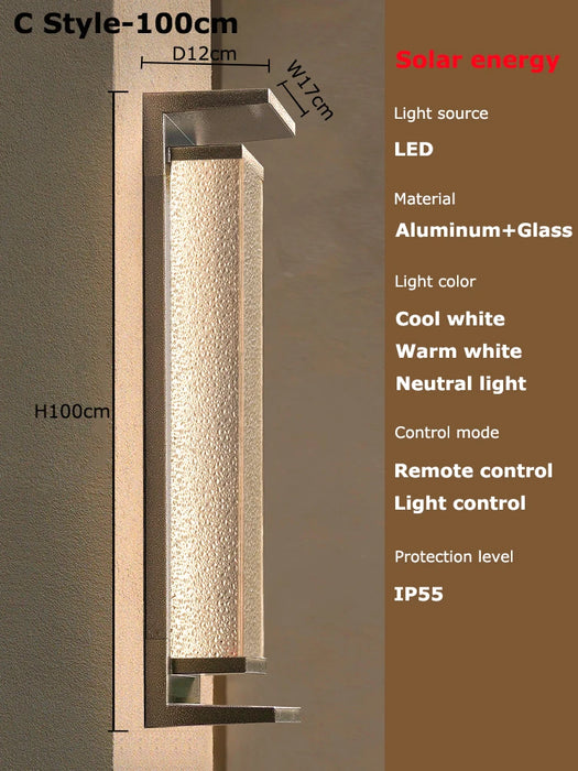 Solar Wall Light Outdoor Dusk to Dawn Porch Lighting Fixture Waterproof Solar Lanterns Anti-Rust Lanterns for Front Patio Garage