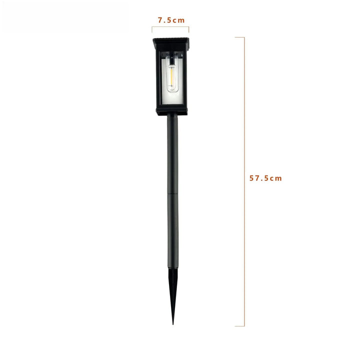 Solar Powered Incandescent Bulbs Pathway Lights  Waterproof Garden Walkway Yard Backyard Lawn Landscape Lighting