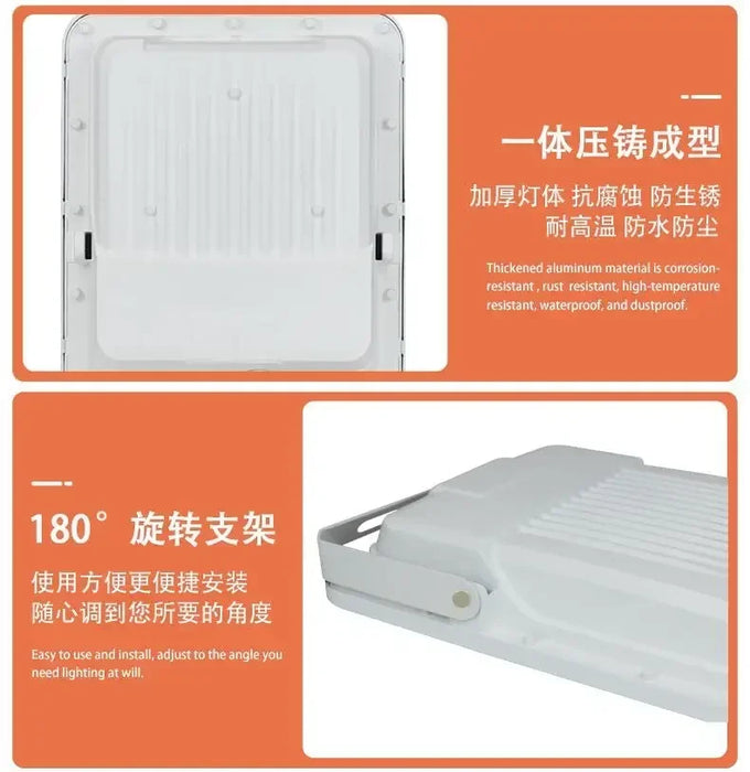 Solar Floodlights Garden Lamps High Pole Golf Course Projection Lights Split Remote Control Light Control Sensor LED Lights