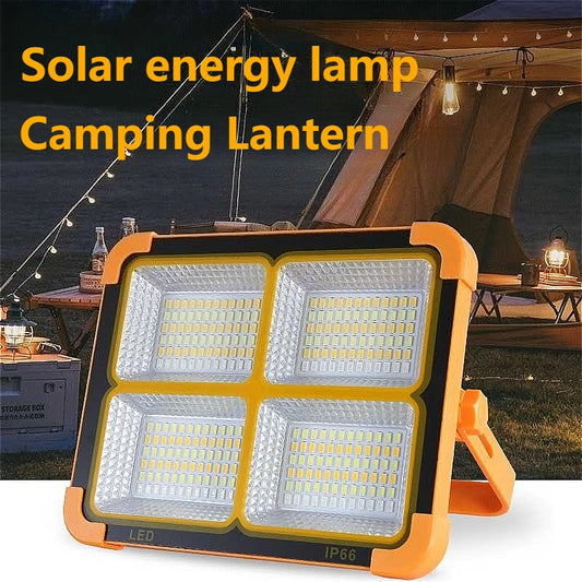 Solar Camping Lantern Solar Lights Outdoor Rechargeable Solar Flood Light Outdoor Portable Solar Floodlight for Outdoor Camping