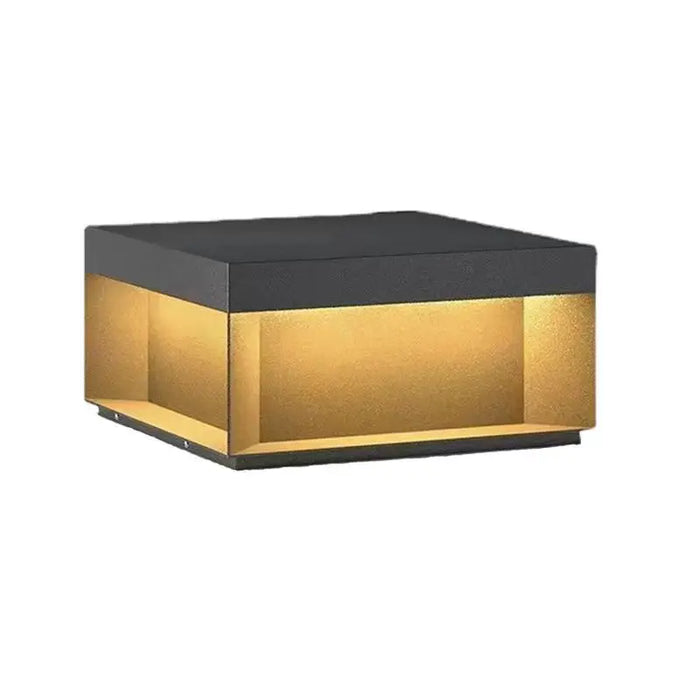 Modern Simple Solar Pillar Light High Quality Outdoor Fence Gate Pillar Yard Wall Light Waterproof Garden Yard Lights