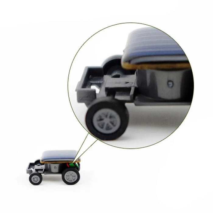 Solar Power Mini Sports Car Smaller Solar Power Project Car Mini Toy Car Educational Gadget Kids Gift Funny Racer