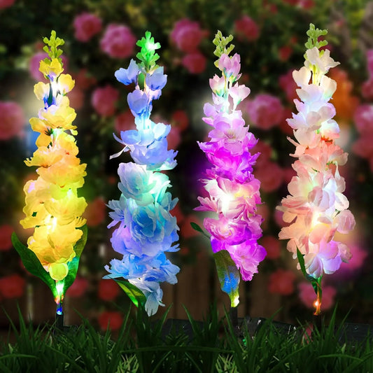 Solar Garden Lights, upgraded waterproof solar flower light, used for party garden decoration, Yard patio lawn decoration