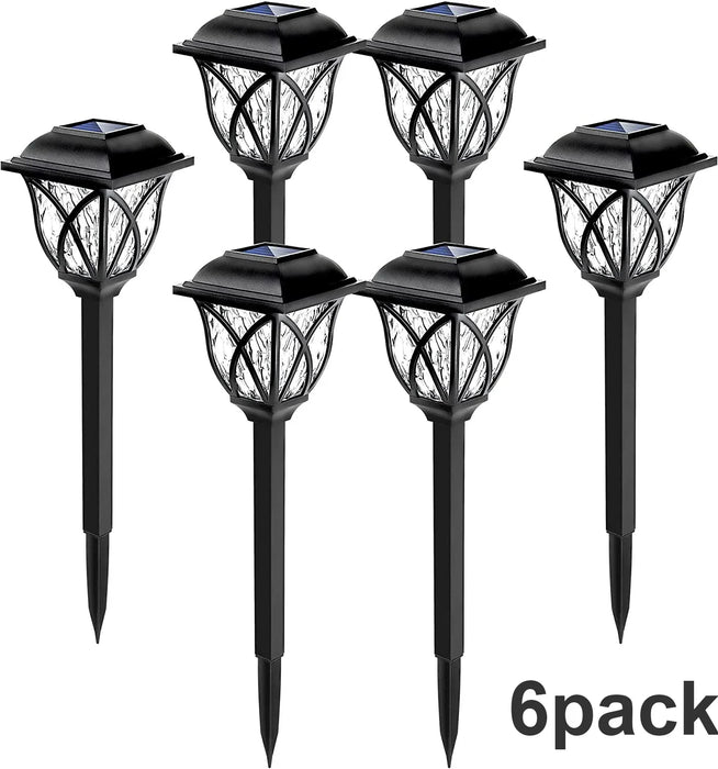 1-10Pack Solar Yard Lights Bright Lawn Lights Outdoor Waterproof Led Solar Pathway Lights Landscape Path Lights