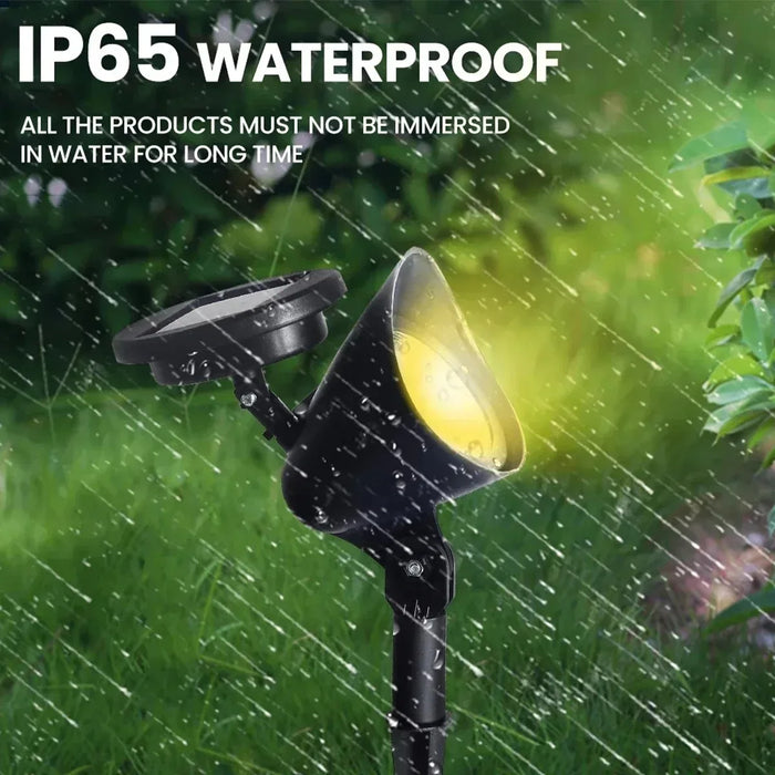 Solar LED Pathway Lawn Lamp Outdoor Waterproof Walkway Garden Decor Street Stake SpotLight for Landscape Yard Patio Driveway
