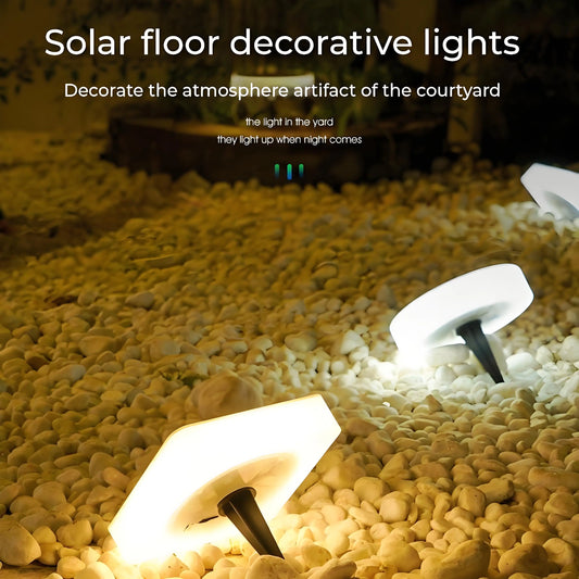 Solar Outdoor Lights Garden Lamp Solar Powered Waterproof Landscape Path Outdoor for Yard Backyard Lawn Patio Decorative
