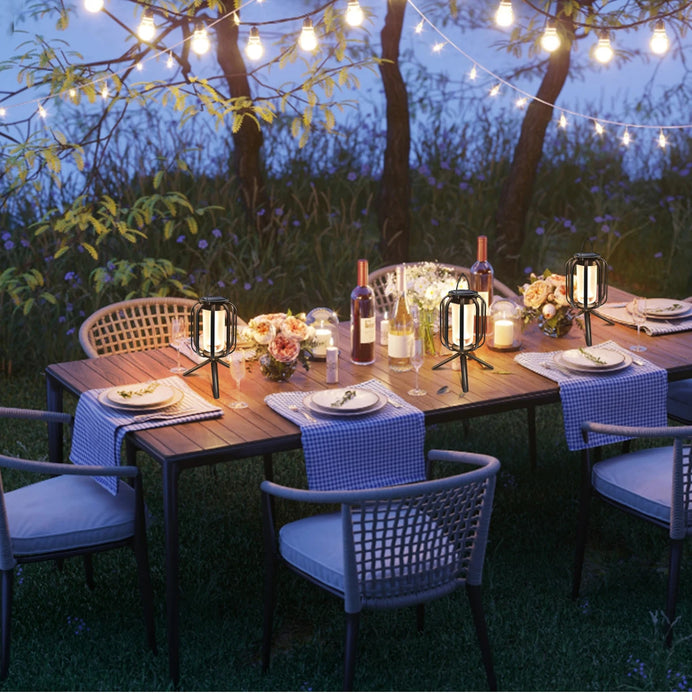 Solar Lanterns Outdoor Waterproof Hanging Lights for Outside Solar Table Lanterns Solar Wall Lantern Lights for Porch Patio Yard
