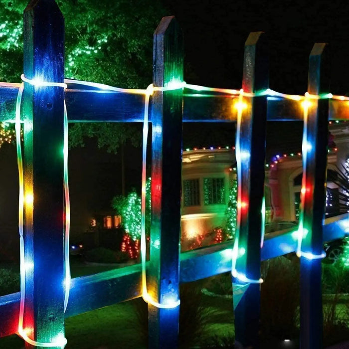 Solar LED Strings Lamp Waterproof Outdoor 300 Lights 8 Mode Garden Decortion Christmas for Wedding Party Holiday 32m/22m
