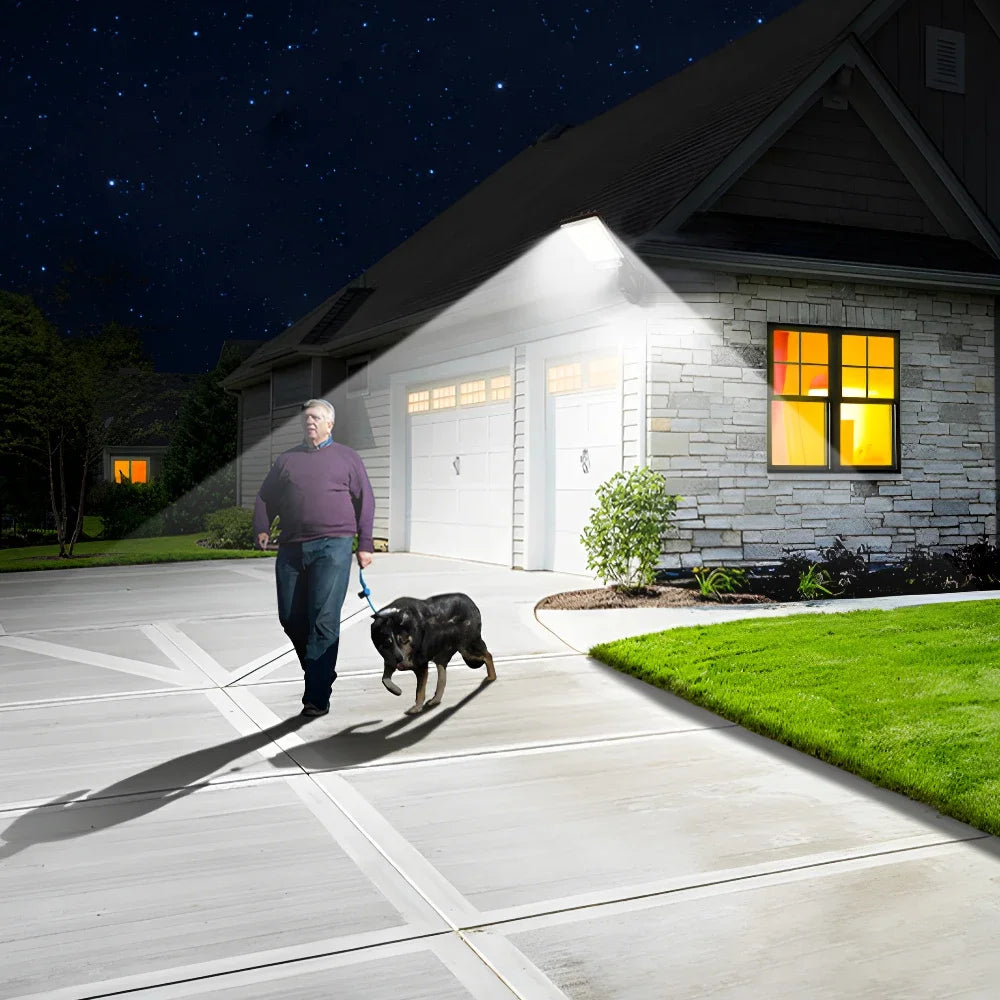 400000Lm Super Bright Outdoor Solar street Light Wall Lamp Motion Sensor Remote Control Garden Decor Light Night Light gifts