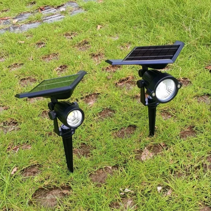 10W 15W Solar Lawn Lamp Outdoor landscape Spotlight IP65 Waterproof for Garden Backyard Pathway Driveway Patio Decor Spot Light