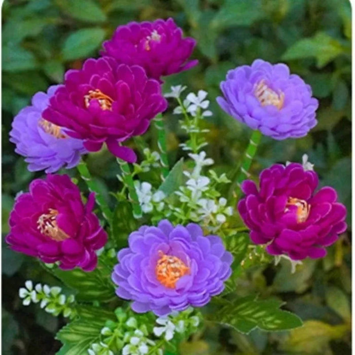 Solar Snow Flower Lights For Outdoor Courtyard Decoration LED Simulation Flower Lights Solar Lawn Lights For Garden Lights