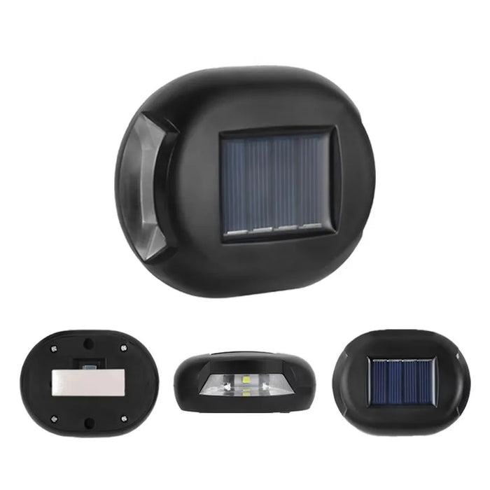 2 LEDs Wall Solar Floor Lights IP65 Waterproof Floor Lights Aisle Corridor Terrace Solar Garden Lights