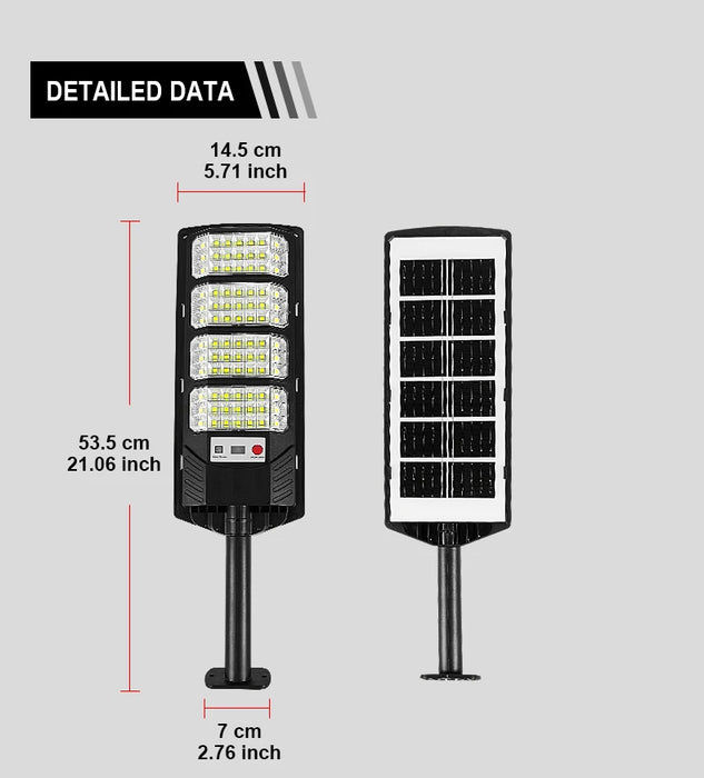 500000LM 4000W/3000W/2000W Solar Led Light Outdoor Powerful Outdoor Motion Sensor Solar Lamp Garden Street Wall Lamp