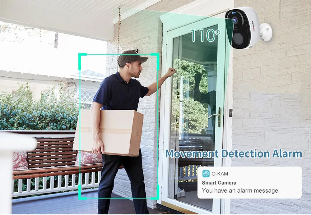 LS VISION Solar Security Cameras Wireless Outdoor 5MP UHD Battery Power WiFi Surveillance Color Night 2-Way Audio Motion Detect