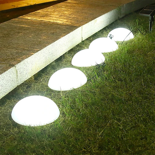 LED Solar Light Garden Lawn Lamp Waterproof Outdoor Landscape Christmas Lights Home Yard Driveway Patio Pathway Decor Lighting