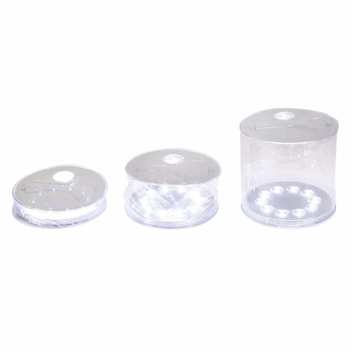 LED Solar Camping Lantern Tent Lamp Portable Foldable Inflatable  Outdoor Waterproof For Hiking Backpacking Emergencies Lighting