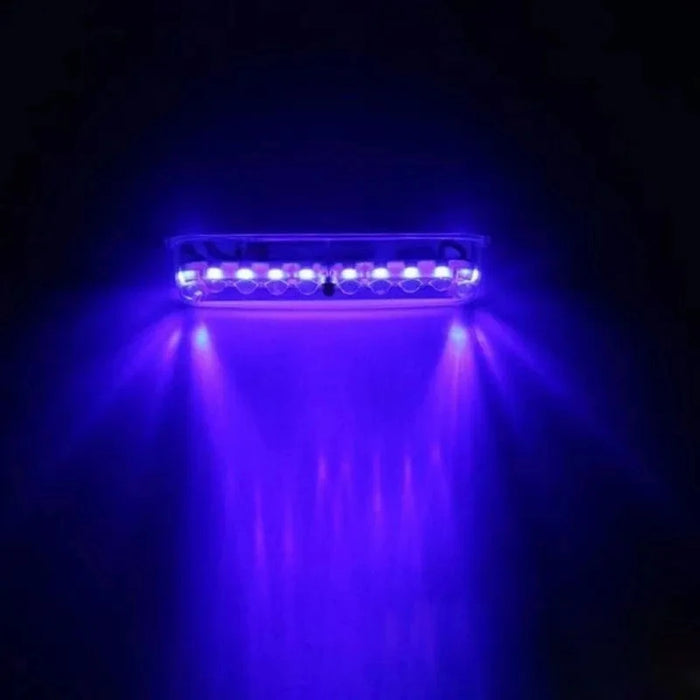 Solar LED Car Anti-rear-end Collision Light Anti-collision Warning Wiring Free Light Vibration Sensor Flashing Breathing Light