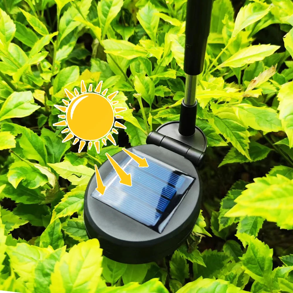 1/2/3/4PCS LED Solar Outdoor Jellyfish Swaying Lights Waterproof Garden RGB Mushroom Lawns Lamp for Patio Yard Garden Decoration