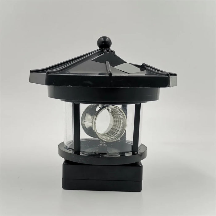 Solar Power Lamps Rotating Lighthouse Beacon Tower LED Light Outdoor Garden Landscape Courtyard Lawn Outdoor Decoration Light