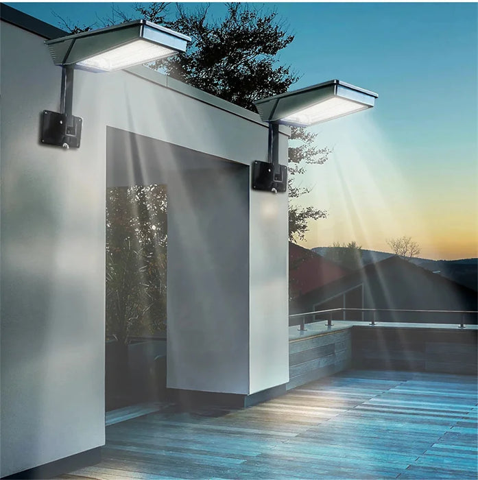 LED Solar Light With Remote 3 Working Mode Solar Street Light Super Bright Outdoor Garden Waterproof Motion Sensor Solar Lamp