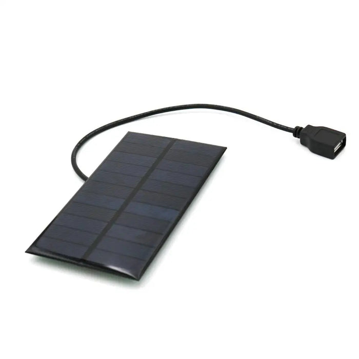 New Solar Panel Power Bank 5.5W USB Solar Panel Charger Compact Solar Panel Chargers For Smart Phones Tablets Hiking Camping