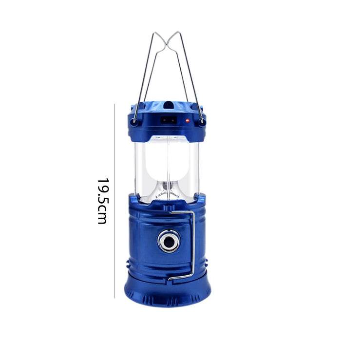 Solar Multifunctional Handheld Camping Lamp Tent Lamp LED Portable Flashlight Portable Waterproof Emergency Powered Work Light