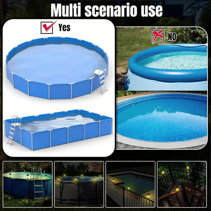 Outdoor Solar Lights Garden Lamp Solar Powered Waterproof Landscape Path LED Light for Yard Backyard Lawn Patio Decorative