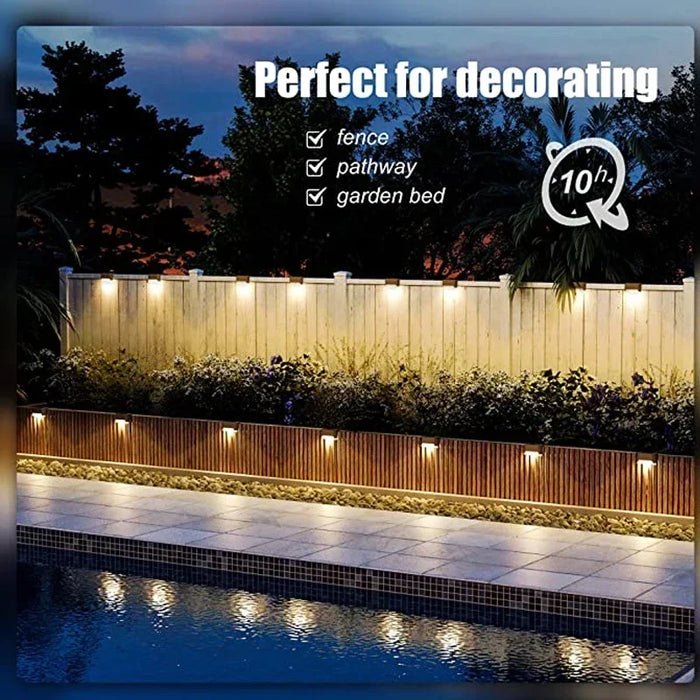Solar Wall Lights Outdoor Fence Lights Wall Sconce Up Down Lighting Waterproof Outside for Deck House Yard Path Porch Stairs