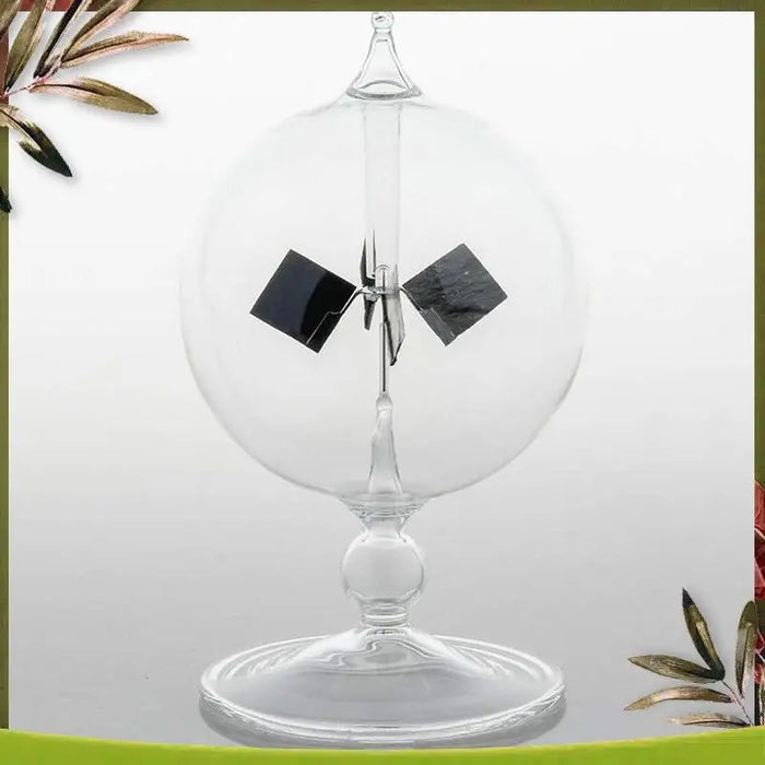Solar Powerd Radiometer New-Clear Solar Power Radiometer Sun Light Energy Spinning Vanes Glass ...