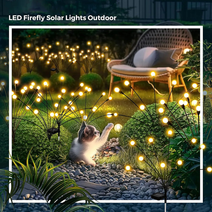 Solar Lights Outdoor Waterproo Solar Garden Lights  Patio Lights Garden Decor Patio Decor Firefly Lights Solar Outdoor