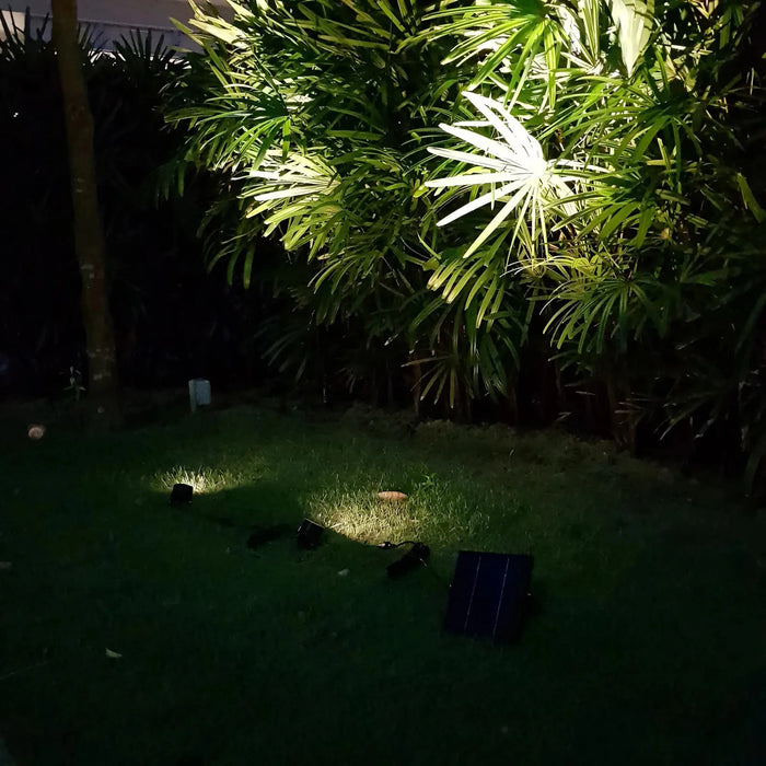 Solar Spot Lights Outdoor Legacy 50X LED Waterproop Auto ON/OFF Spotlight for Garden Yard Landscape Uplight Downlight