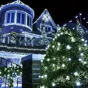 LED Solar Light String 8 Functions Outdoor Waterproof Lawn Starry Sky Christmas Garden Courtyard Decoration Atmosphere Lights