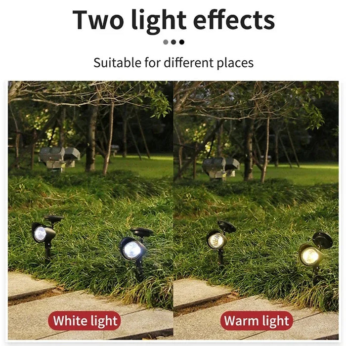 Solar LED Pathway Lawn Lamp Outdoor Waterproof Walkway Garden Decor Street Stake SpotLight for Landscape Yard Patio Driveway