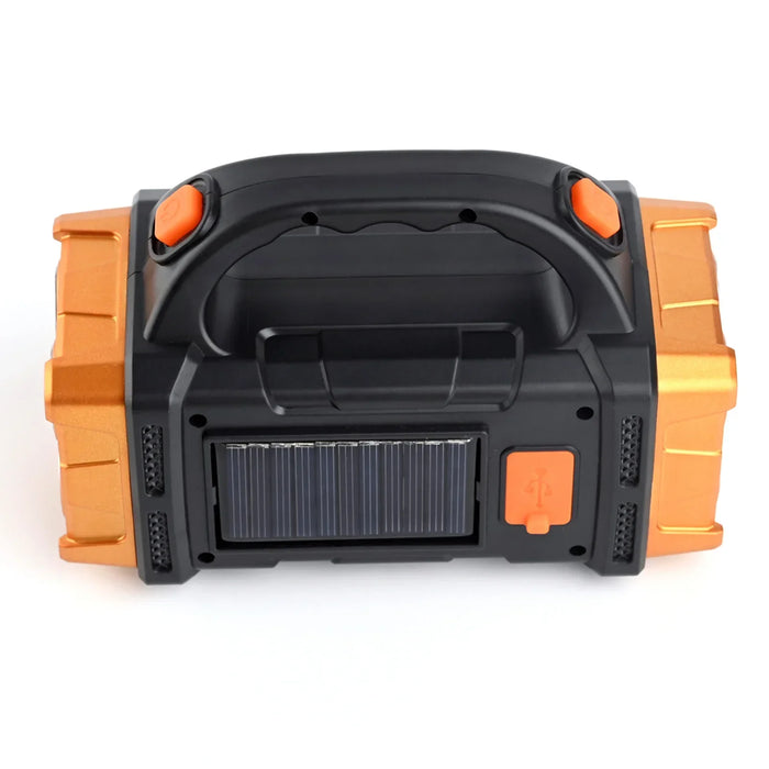 High Power Led Flashlights Camping Torch Work Light Solar Charge 4 Gear USB Rechargeable Light Waterproof Light for Outdoor