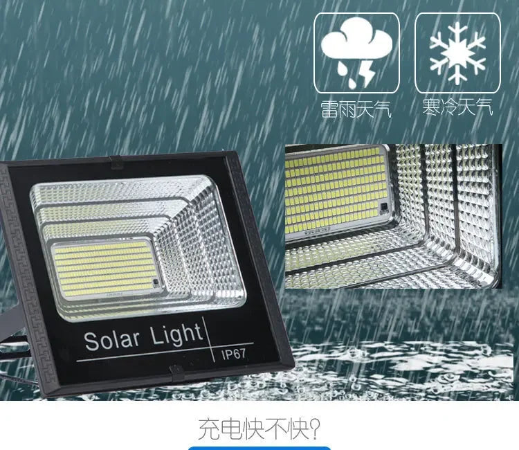 New Solar Light Outdoor Lighting 30W Garden Light Indoor and Outdoor Super Bright Extra High Power Solar Floodlight Low Price