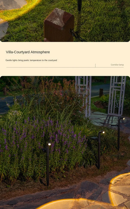 Durable Solar Pathway Lights for Driveway and Garden Landscape