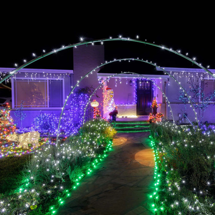 Solar Powered LED String Lights Outdoor Waterproof Fairy Lights String Solar Garland for Patio Wedding Christmas Garden Light