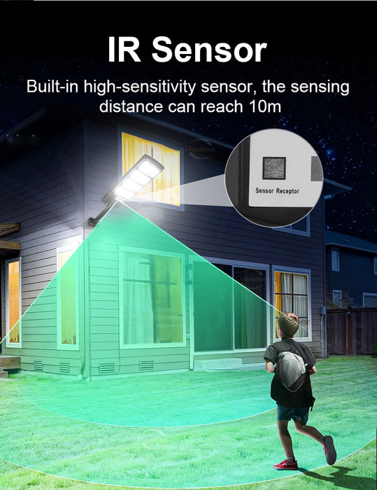 500000LM 4000W/3000W/2000W Solar Led Light Outdoor Powerful Outdoor Motion Sensor Solar Lamp Garden Street Wall Lamp