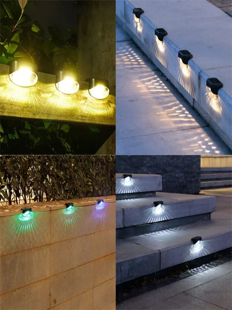 Solar Wall Lights Outdoor Fence Lights Wall Sconce Up Down Lighting Waterproof Outside for Deck House Yard Path Porch Stairs