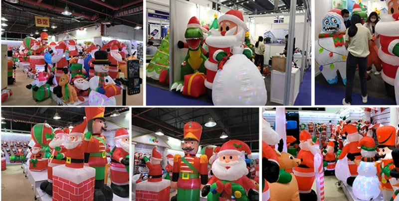 Christmas Solar Term Model Balloon,Glow Inflatable Sitting Santa Claus Snowman,Courtyard Door Shopping Mall Decoration Props