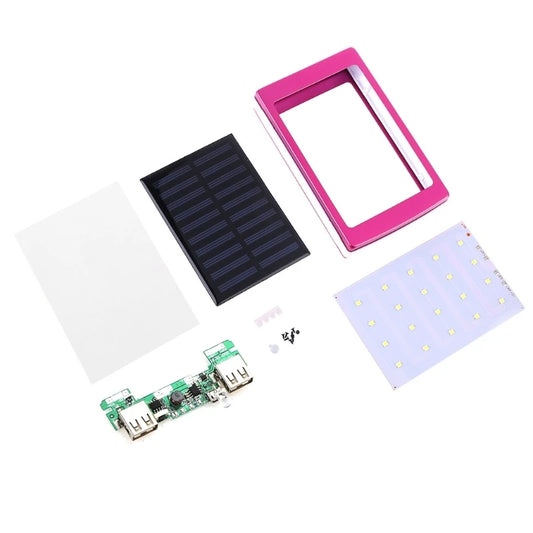 18650 Solar for Case DIY Box Dual USB Power Supply for Mobile Phones Mp3 Multiple for Protection Plug and