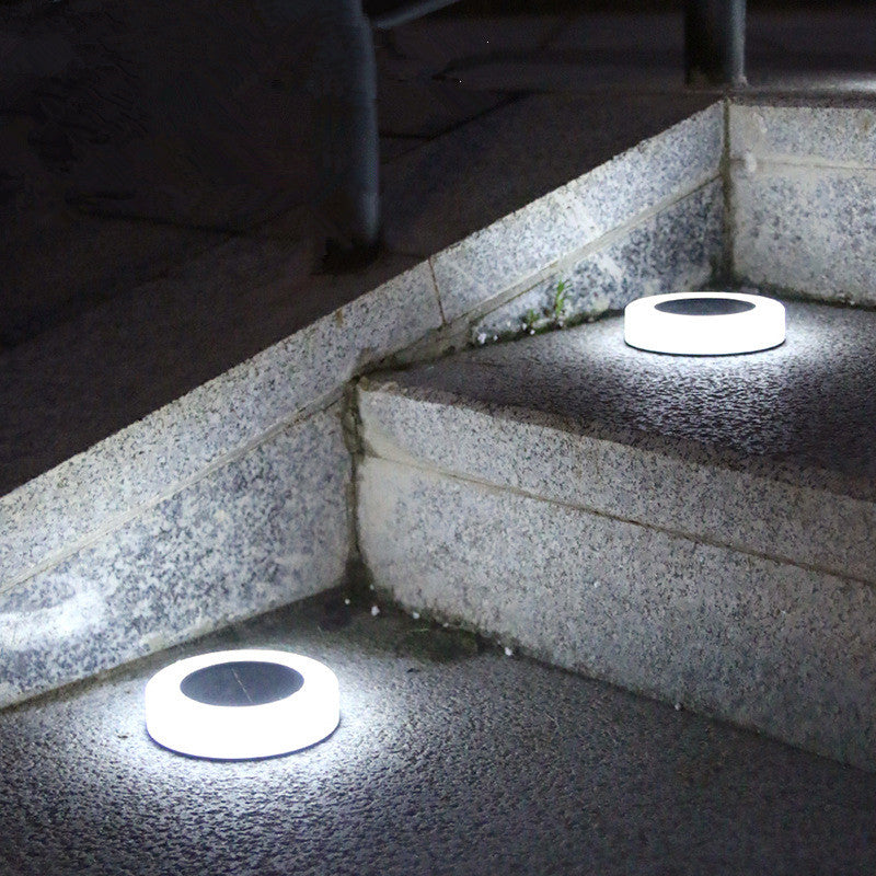 Solar Garden Lights Outdoor LED Solar Ground Lights Waterproof Landscape PathWay Floor Under Spot Lamp Decoration Lighting