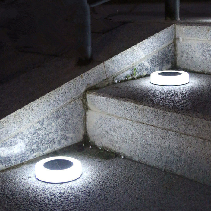 Solar Garden Lights Outdoor LED Solar Ground Lights Waterproof Landscape PathWay Floor Under Spot Lamp Decoration Lighting